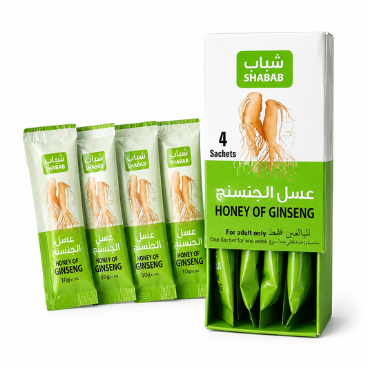 Shabab Ginseng Honey 4 sachets